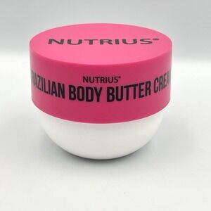 Nutrius Brazilian Body Butter Cream Berry Bliss 6 oz Vegan Moisturizer New